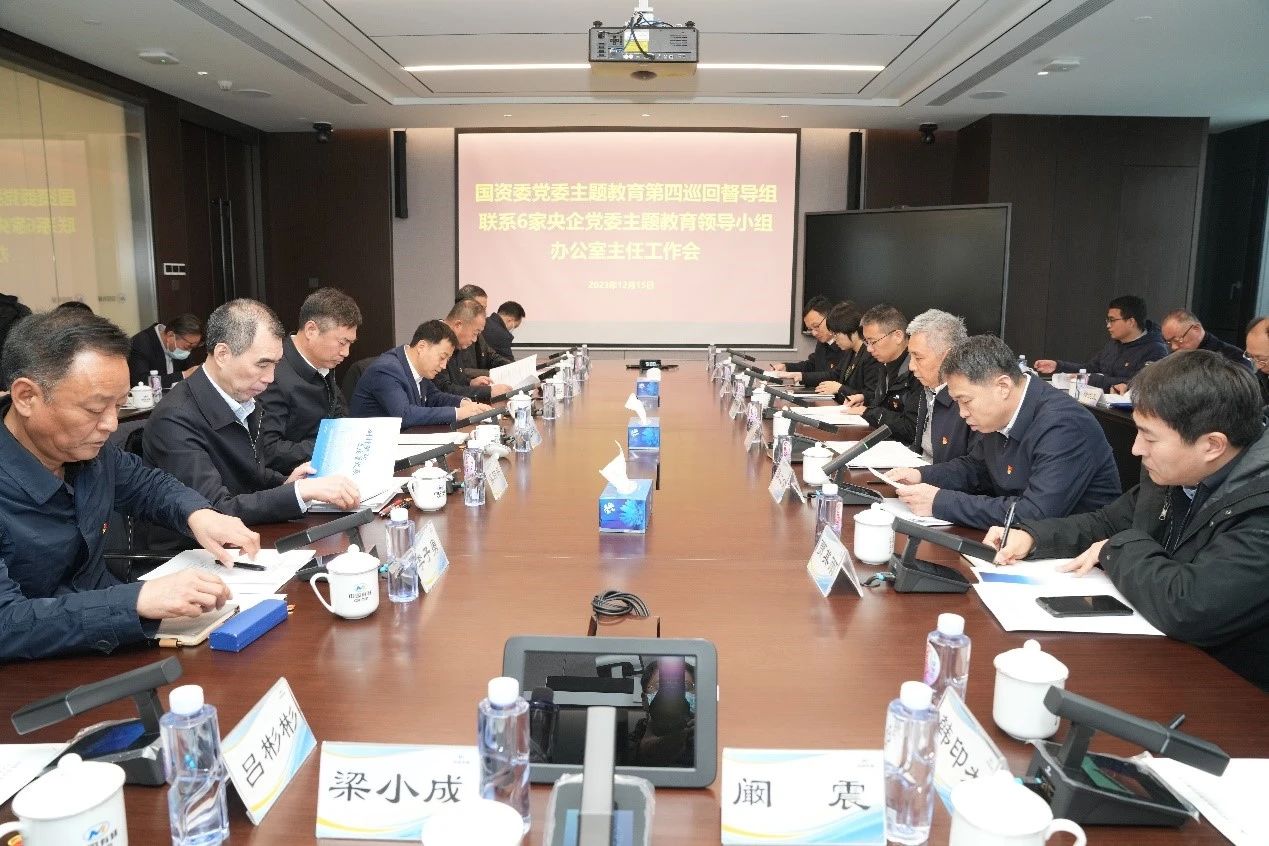 国资委党委主题教育第四巡回督导组第二批主题教育推进会在巨乳成人视频
召开